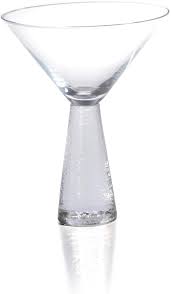 Zodax CH-4982 Livogno Martini Glass on Hammered Stem