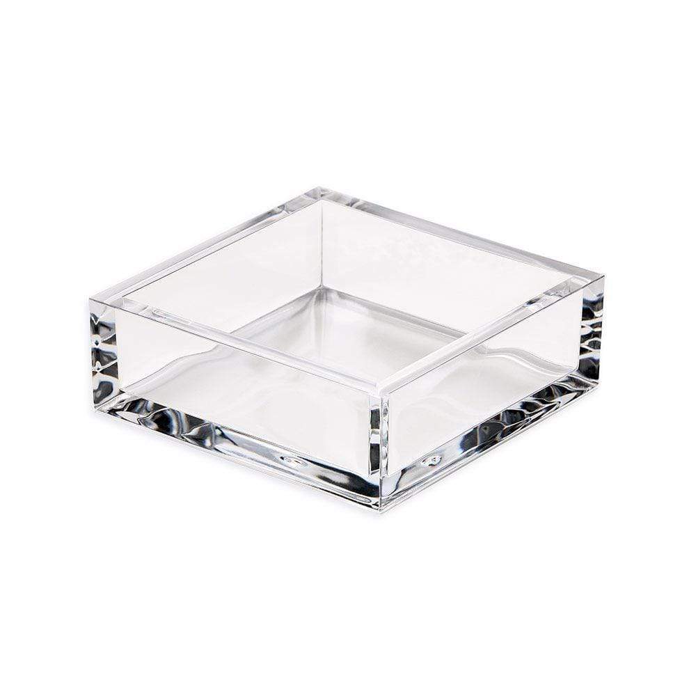 Caspari Acrylic Cocktail Napkin Holder in Crystal Clear - 1 Each