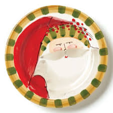 Vietri OSN-7800D Old St. Nick Dinner Plate