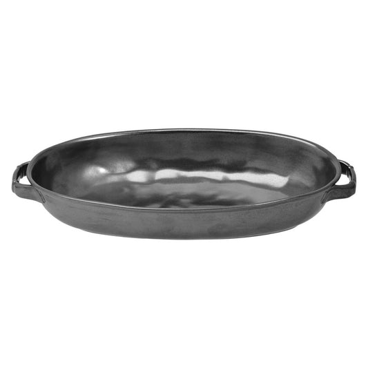 Juliska KP66/91 Pewter Stoneware 15.5" Shallow Baker