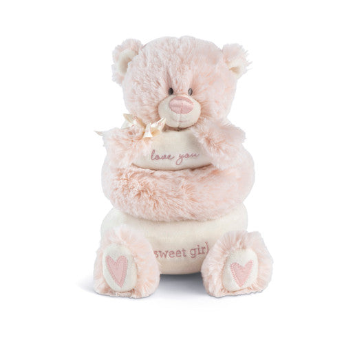 Demdaco Stackable Plush Teddy