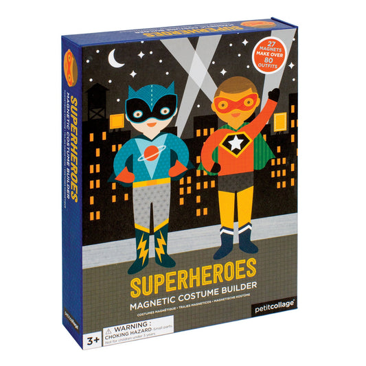 Wild & Wolf Petit Collage Superheroes Magnetic Dress-Up