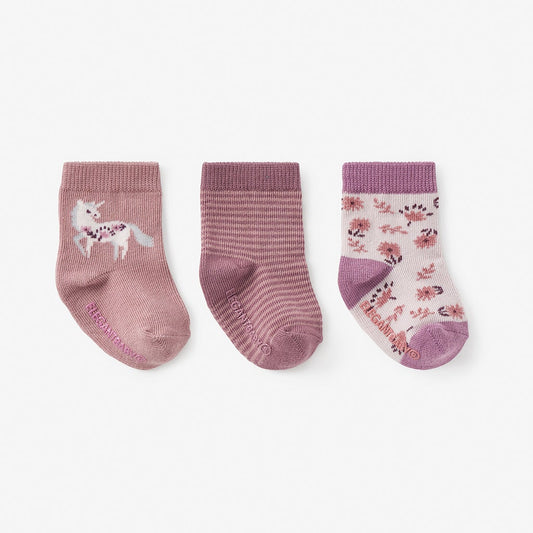 Elegant Baby 78255 Unicorn Non Slip Baby Sock Set