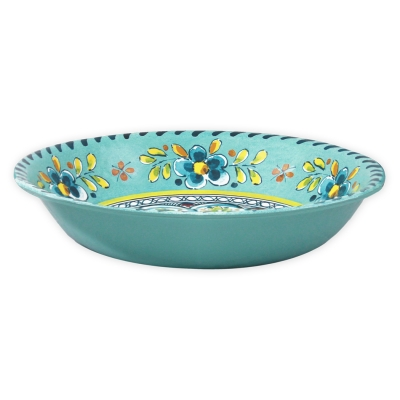 Le Cadeaux 244MADT Madrid Turquoise 13.75" Salad Bowl