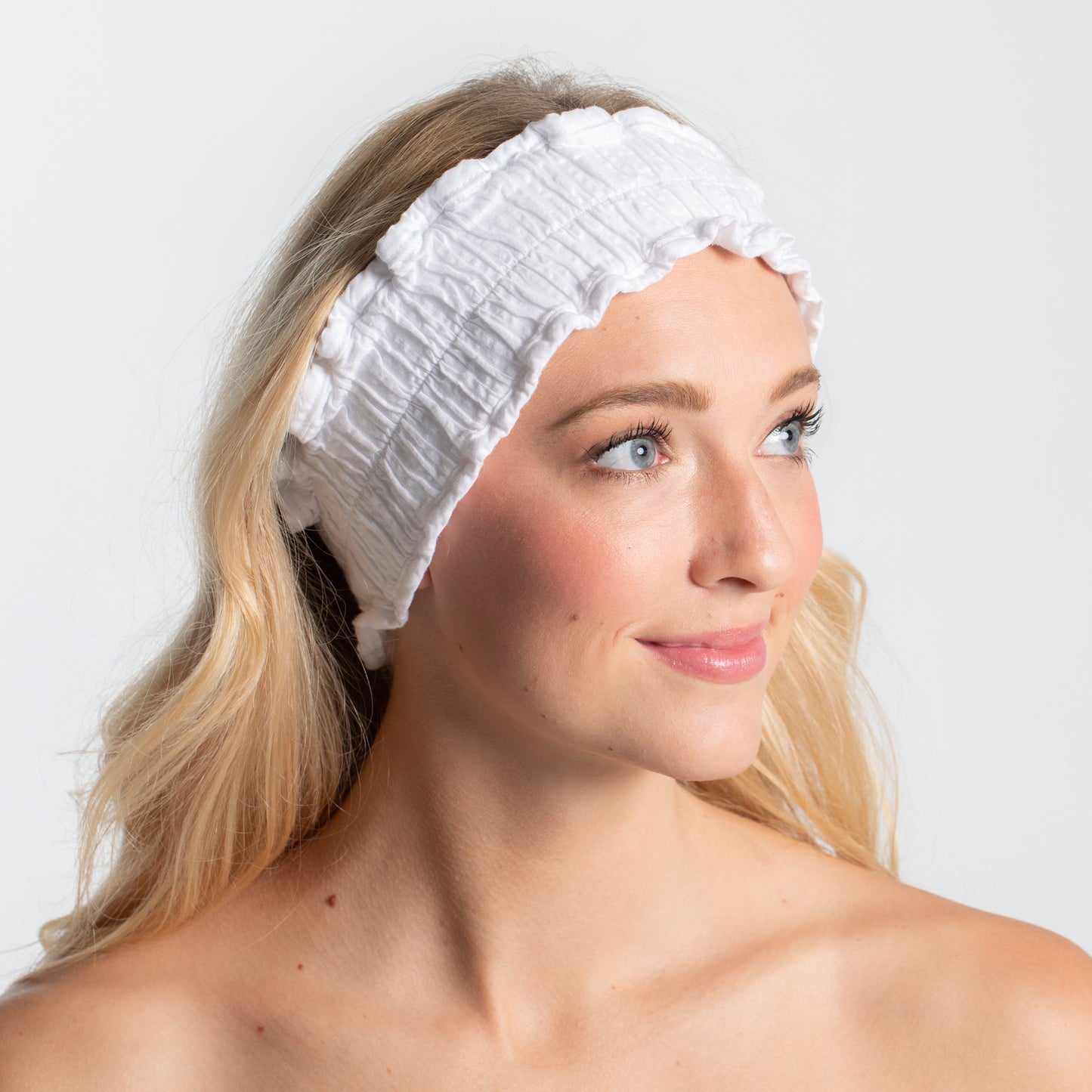 Bella Seersucker Spa Headband