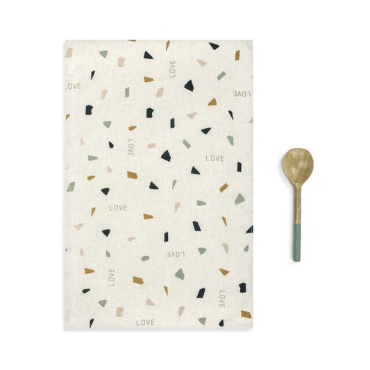 Demdaco 1004180633 Love Kitchen Towel & Utensil